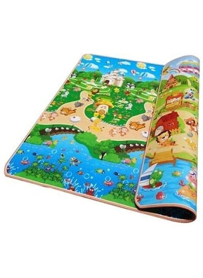 Buy Baby Play Mat Floor Activity Happy Farm Rug Child Crawling Carpet (180 * 200 CM) in UAE