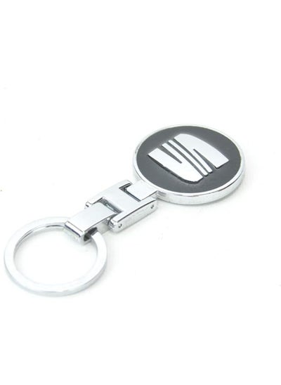 Buy Car Key Chain with Logo For Seat,Car Keyring Auto Decoration Accessories - Black in Egypt