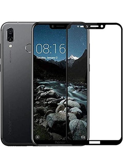 Buy 5D Tempered Glass for Huawei Honor Play Full Screen Protector - Black Frame in Egypt