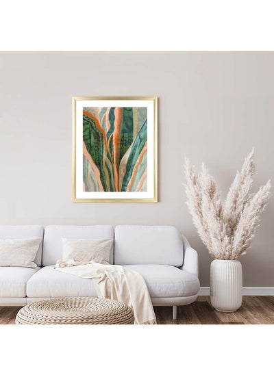 Buy Gallery Thick Leaves Framed Art in UAE