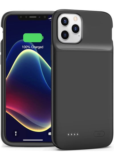 Buy Battery Case for iPhone 11 Pro, 4800mAh Portable Protective Charging Case Extended Rechargeable Charger Case Smiphee (Black) in UAE