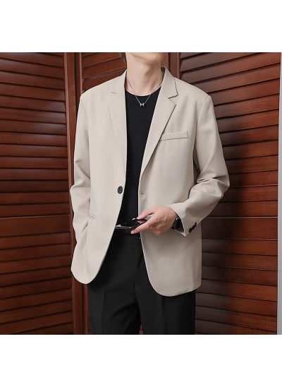 Buy High-Quality Spring Mens Casual Suit SetKhaki Khaki in Saudi Arabia