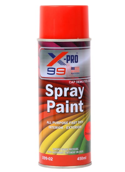 Buy Spray Paint Red Orange Color 450 ml in Saudi Arabia