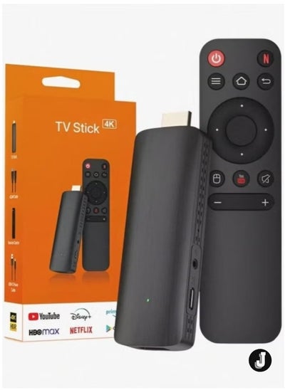 اشتري "TV Stick TVR3 Remote Control, 2GB RAM + 16GB ROM, 1080P HDR, 4K Portable Streaming Media Player, Android 12.1, Quad-Core, 4G/5G WiFi, Google Assistant" في الامارات