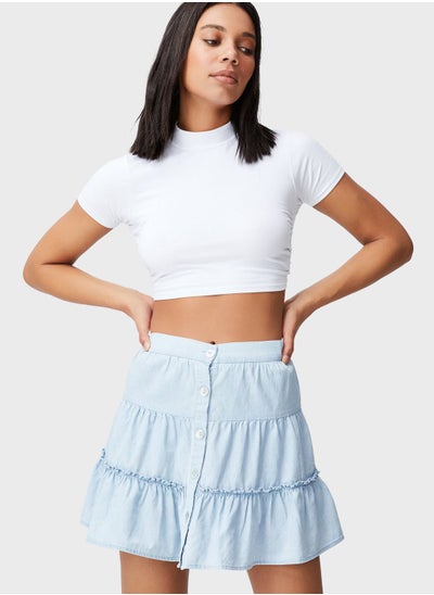 Buy Tiered Mini Skirt in UAE