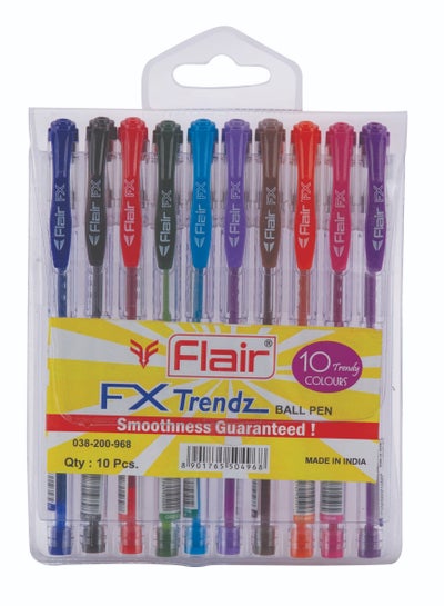 Buy 10 Color Ball Pen Trendz in Saudi Arabia
