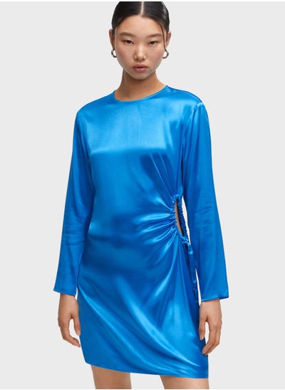 Buy Cut Out Satin Dress in Saudi Arabia