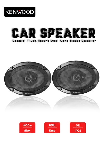 Buy KENWOOD KFC-S6966 High-Performance 3-Way Coaxial Car Speakers - 400W Peak Power, 6x9 Inches Music Speaker Set of 2 in Saudi Arabia