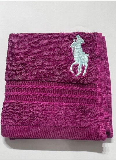 Buy Al Himam towel 33x33(purple ) in UAE