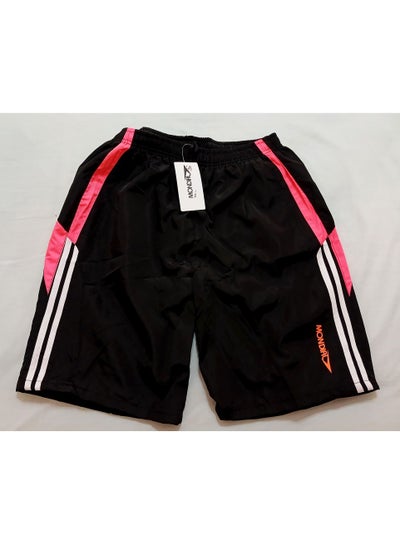 Buy Men's shorts waterproof black with pink color in Egypt