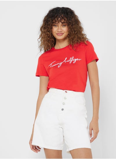 Buy Crew Neck Graphic T-Shirt in UAE