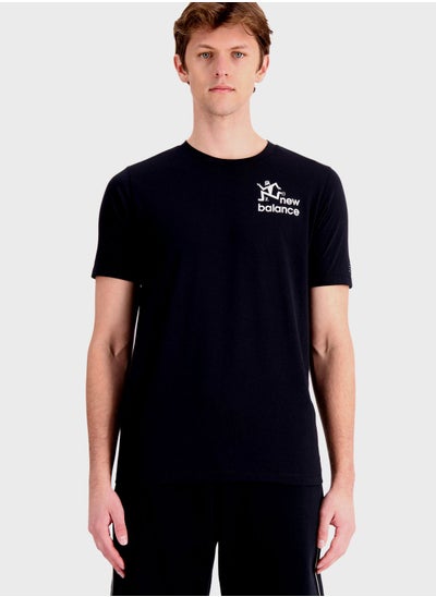 Buy Tenacity Heathertech Graphic T-Shirt in UAE