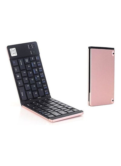 اشتري 66 Key Bluetooth Wireless Keyboard Rose Gold في الامارات