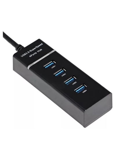 Buy USB 4 Ports HUB with LED High Speed 5Gbps Hub Portable Extension. in UAE