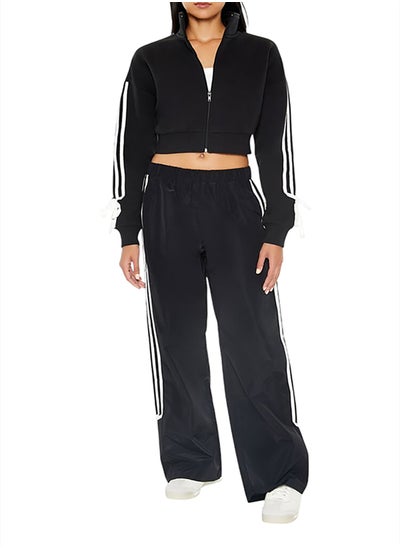 Buy Cropped Striped Bow Jacket in Egypt