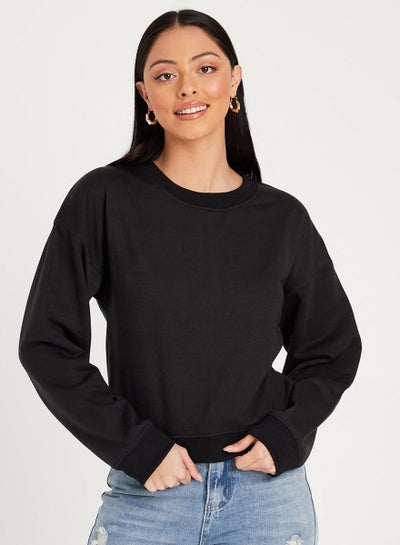 Buy Plain sweatshirt with long sleeves in Egypt