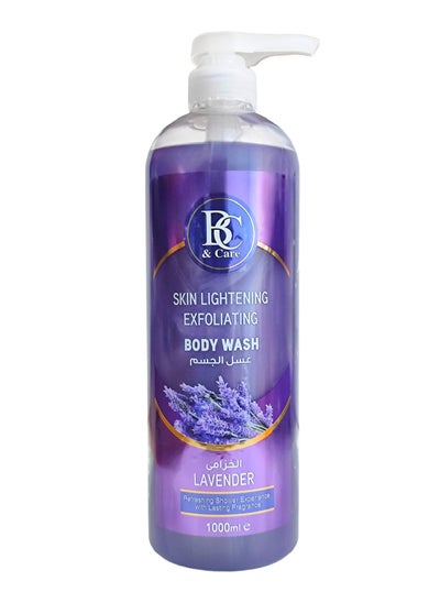 اشتري Lavender Skin-Lightening Exfoliating Body Wash: Refreshing Shower Experience with Lasting Fragrance - 1000ml في الامارات