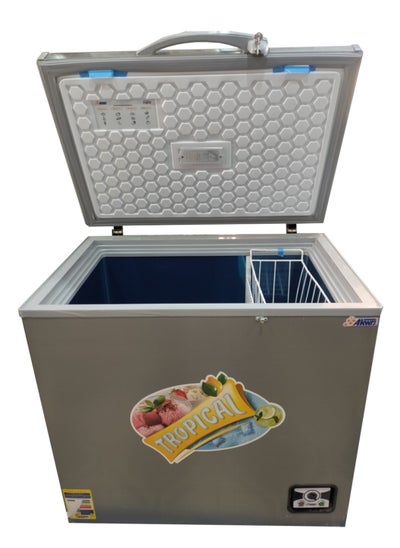 Buy Aquarage Deep Freezer 240 Liters Tropical Silver Stainless in Egypt