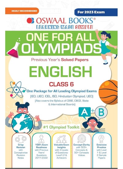 Buy Oswaal One For All Olympiad Previous Years' Solved in UAE