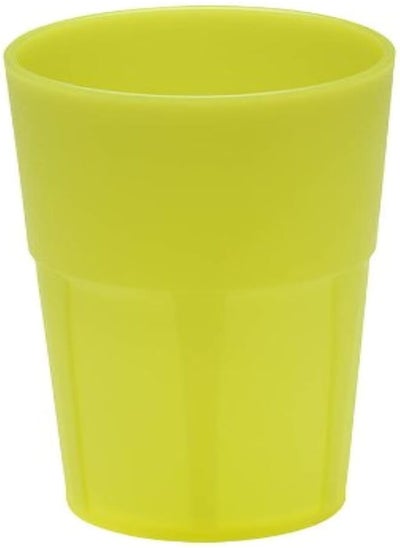 Buy Mojito Box of Cocktail Cups, Plastic, Yellow Fluo, 0.35 Litre, 6 Pieces in Egypt