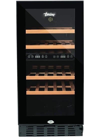 اشتري Terim 25 Bottle Beverage Cooler Single Door Dual Zone 90L Terbc30Dz 1 Year Warranty في الامارات