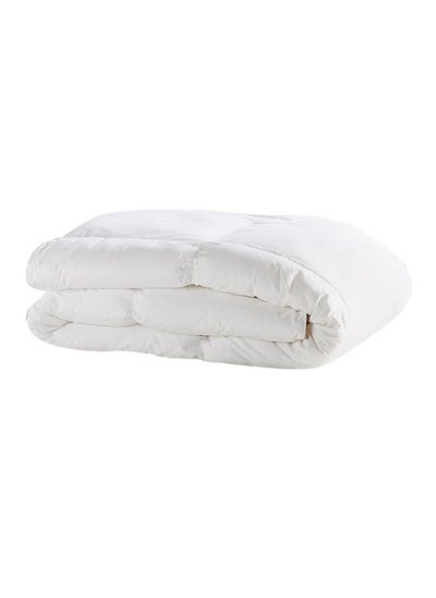 اشتري Single Size Quilted Down Duvet Insert Microfiber White 160X210centimeter في السعودية