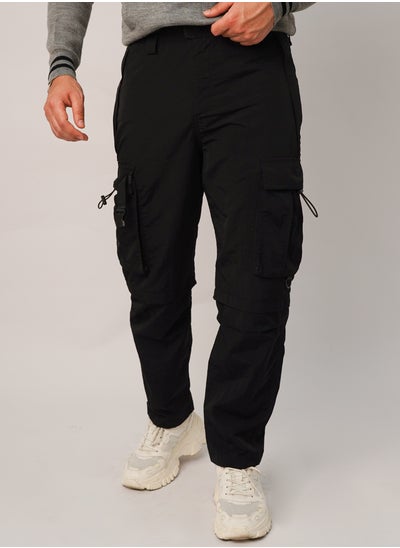 Buy Men’s Autumn Cargo Pants Full Lenght– Nylon Black in UAE