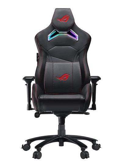 Buy ASUS ROG Chariot Core Gaming Chair, Black w/Red Stitching, RGB, PU Leather, Memory Foam Lumbar, 4D Armrests, Steel Frame in UAE