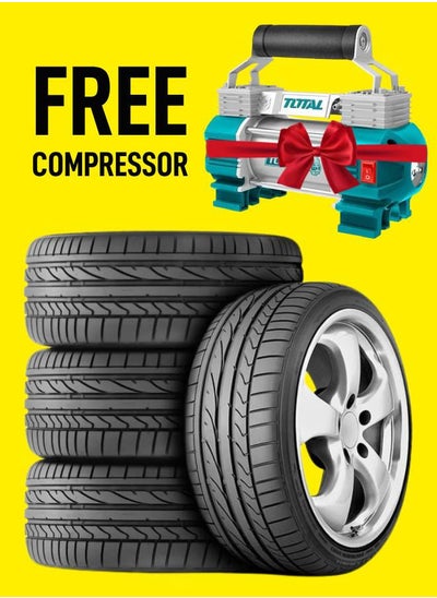 Buy Set of 4  Tyres 235/65R17 108V + Free Total Air Compressor 12V in Egypt