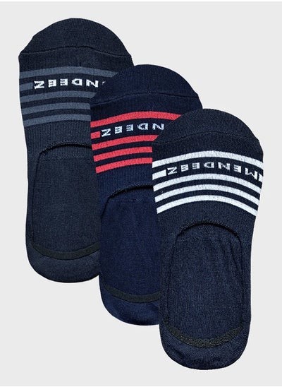 Buy Mendeez Mens No Show Socks Pack of 3 in UAE