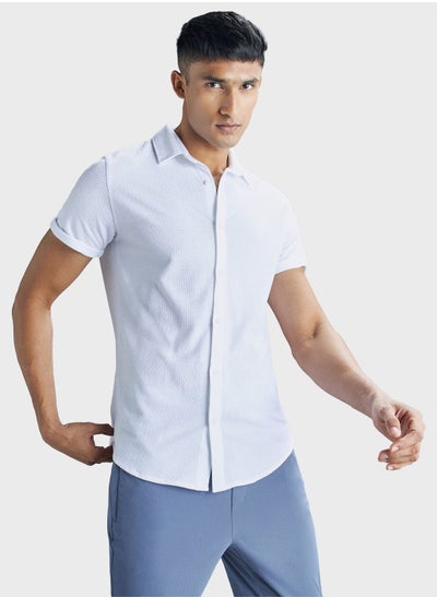 Buy Essential  Slim Fit Shirt in Saudi Arabia