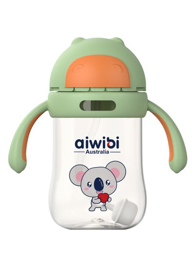 Buy AIWIBI baby water bottle 300ML Green in Saudi Arabia