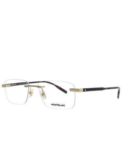 Buy Mont Blanc Rectangle MB0088O 003 56 Eyeglass Frame in UAE