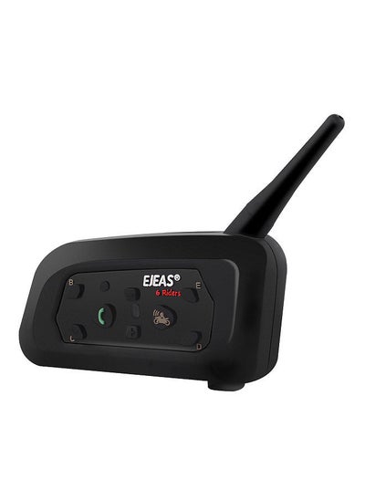 اشتري EJEAS V6PRO Motorcycle Helmet Bluetooth 5.0 Headset,Intercom Communication System Full Duplex Riding Real-Time BT Intercom Waterproof في الامارات