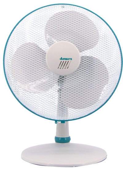 Buy AIRMATE Table Fan White "16" OSCILLATION 3 SPEED 3 BLADE F40 in UAE