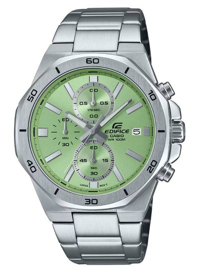 اشتري Men’s Edifice Chronograph Stainless Steel Watch EFV-640D-3AVUDF في الامارات