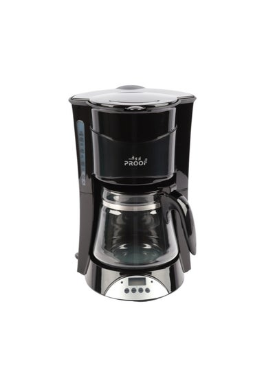 Buy Prof Coffee Maker 600ml 800W Black in Saudi Arabia