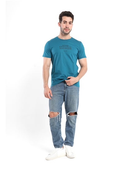 Buy Men R Neck Half Sleeves T-shirt in Egypt