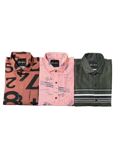 Buy COMBO MEN SHIRT 3 PIECE SET in UAE