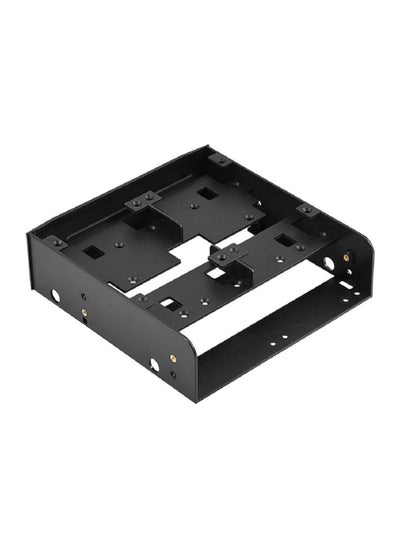 اشتري 5.25 to 3.5/2.5 Floppy-drive Bay Bracket, 2.5" / 3.5" HDD/SSD to 5.25" Drive Bay Computer Mounting Bracket Adapter for Desktop في الامارات