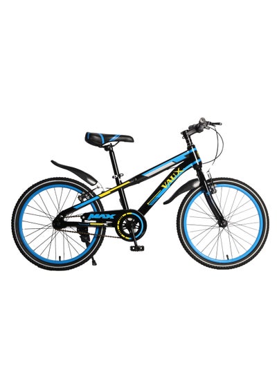 Buy Vaux Max Kids Road Bike for 6-14 Years Boys And Girls, Adjustable Seat, 24 Inch Side Stand - Blue in UAE