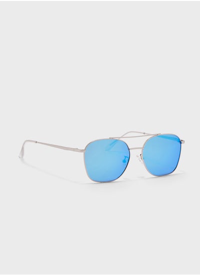 Buy Polarized Lens Square Aviator Sunglasses in UAE