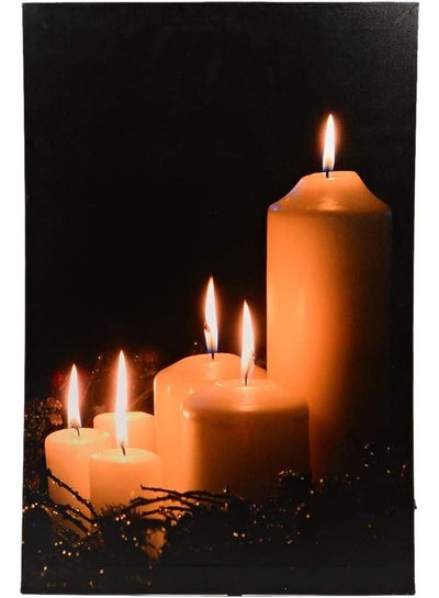 Buy Canvas Candles with LED Light - Multi Color in Egypt