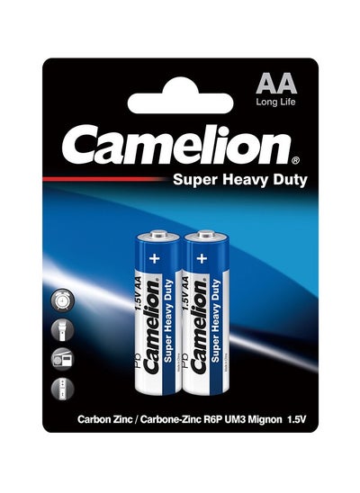 اشتري Camelion Super Heavy Duty Batteries R6/AA/Pack of 2 في مصر