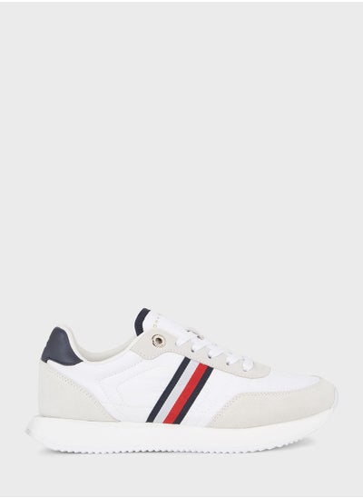 Buy Essential Runner Global Stripes Low Top Sneakers in Saudi Arabia