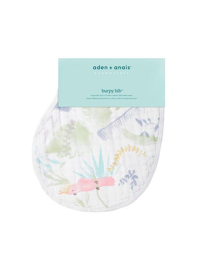 Buy Essentials Cotton Baby Burpy Bib - Tropicalia in UAE