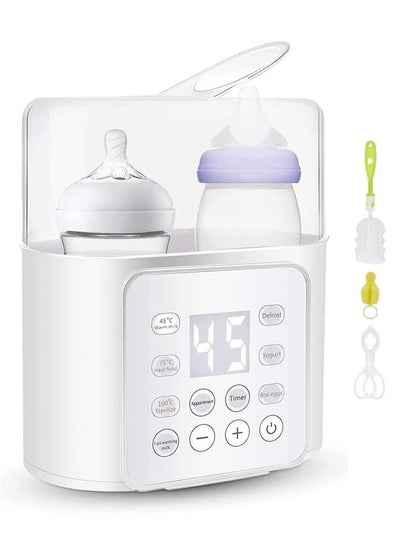 Buy 9 in 1 Baby Bottle Warmer, for Frozen Breast Milk, Formula Baby Food Heater,Automatic Intelligent Thermostat with Cleaning Brush, Safe Auto-shutoff, BPA-Free Baby Food Heater in UAE