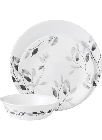 Buy 12-Piece Vive Dinnerware Set Misty Leaves in UAE