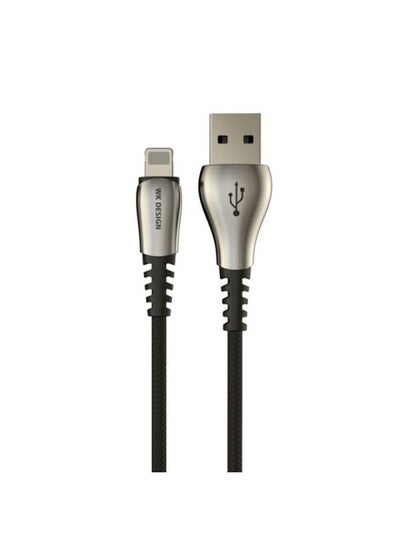 Buy - WK cable charging cable with fabric body - charging and data sync cable in Egypt