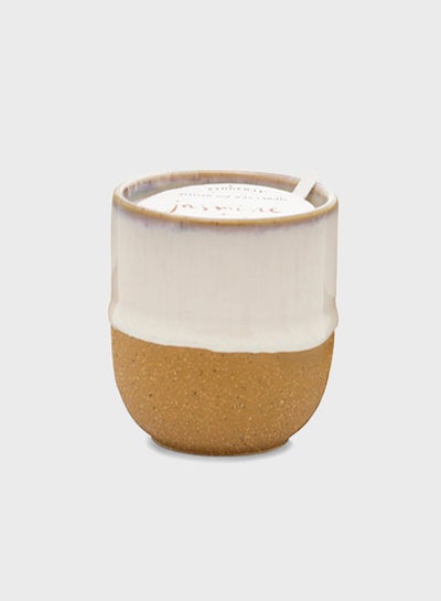 Buy Reactive Glaze Ceramic Jasmine + Bambo Candle in UAE